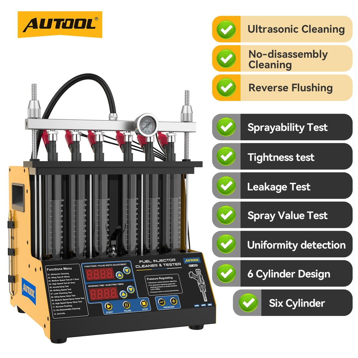 Petrol Injector Cleaning Machine